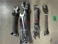 (4) Sets Of Assorted Mixed Wrenches
