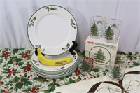 14 Pcs. Spode & Lenox Christmas Diningware!