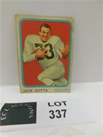 1963 TOPPS JACK GOTTA CFL FOOTBALL CARD