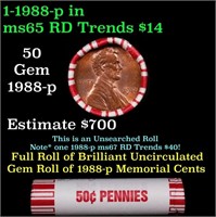 1-10 FREE BU RED Penny rolls with win of this 1988