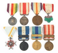 PRE WWI - WWII JAPANESE MEDALS LOT OF 8