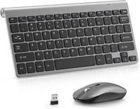 PINKCAT Mini Wireless Keyboard and Mouse, Slim