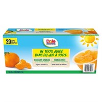20-PK Dole Mandarin Oranges, 20 × 107 mL