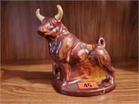 Ceramic bull planter