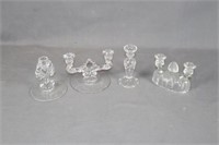 Lot Candlestick Holders
