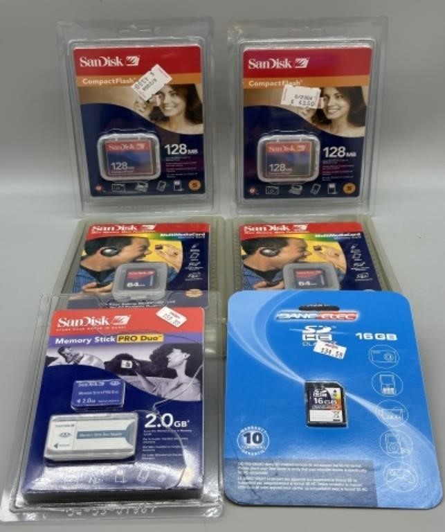 Compact Flash and Multimedia Memory Cards