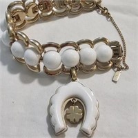 Monet Lucky Charm Bracelet - Gold Tone