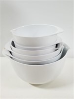 Danish modern melamine bowls set
