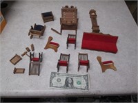 Miniature Wooden Doll Furniture - Some Have