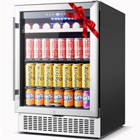 BODEGA 24 Inch Under Counter Beverage Refrigerator