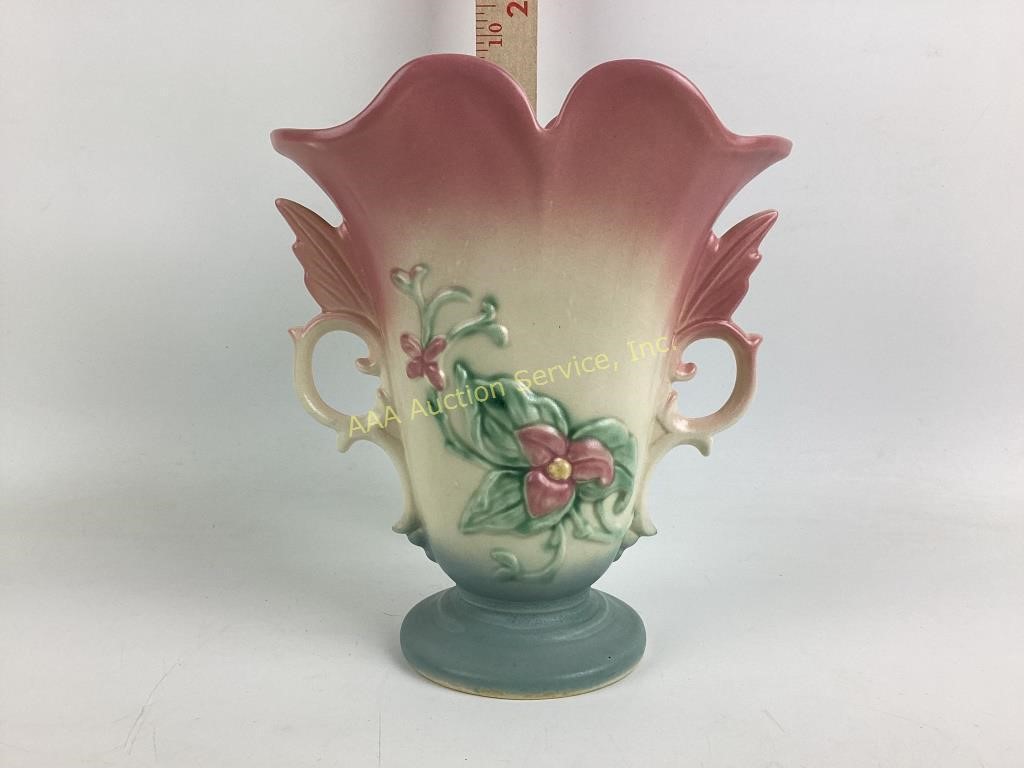 Hull Pottery Wildflower Pink and Blue Vase
