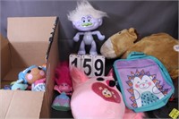Box Of Toys Stuffed Animals