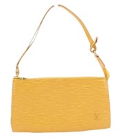 Louis Vuitton Yellow Mini Epi Handbag