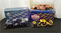 Lot of (3) 1:24 Scale Diecast Metal Race