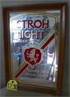 Stroh Light Mirror Sign