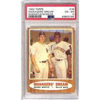 1962 Topps Mantle/mays Psa 4