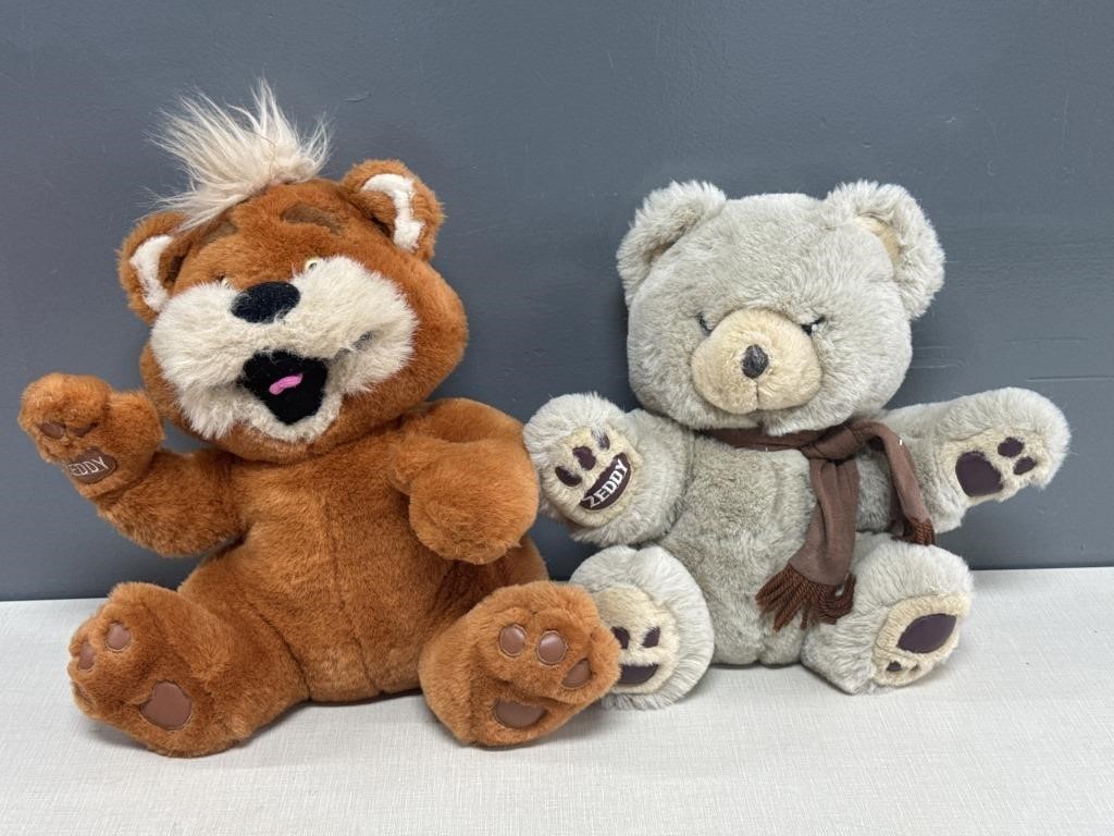 Two Zeddy Promotional Bears- Pre 2000