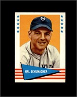 1961 Fleer #137 Hal Schumacher EX-MT to NRMT+