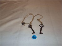 Pair of Skeleton Keys