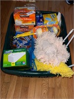 Giant laundry basket of swiffer and more