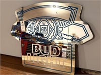 Bud Light AB Mirrored Hanging Sign