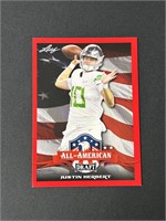 2020 Leaf Justin Herbert RED All-American RC