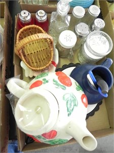 Tea Pot, Salt & Pepper Shakers, Etc.