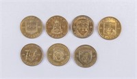 1867 - 1905 Canadian Provinces Coins 7pc