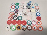 54 Foreign & Advertising Casino Chips