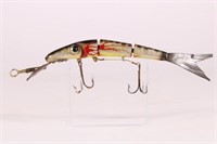 9.5" Vintage Jointed Fishing Lure by Bud Stewart