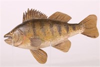 10" Carved Jumbo Perch by Lou Schifferl of