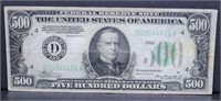 1934A FRB Cleveland $500 note