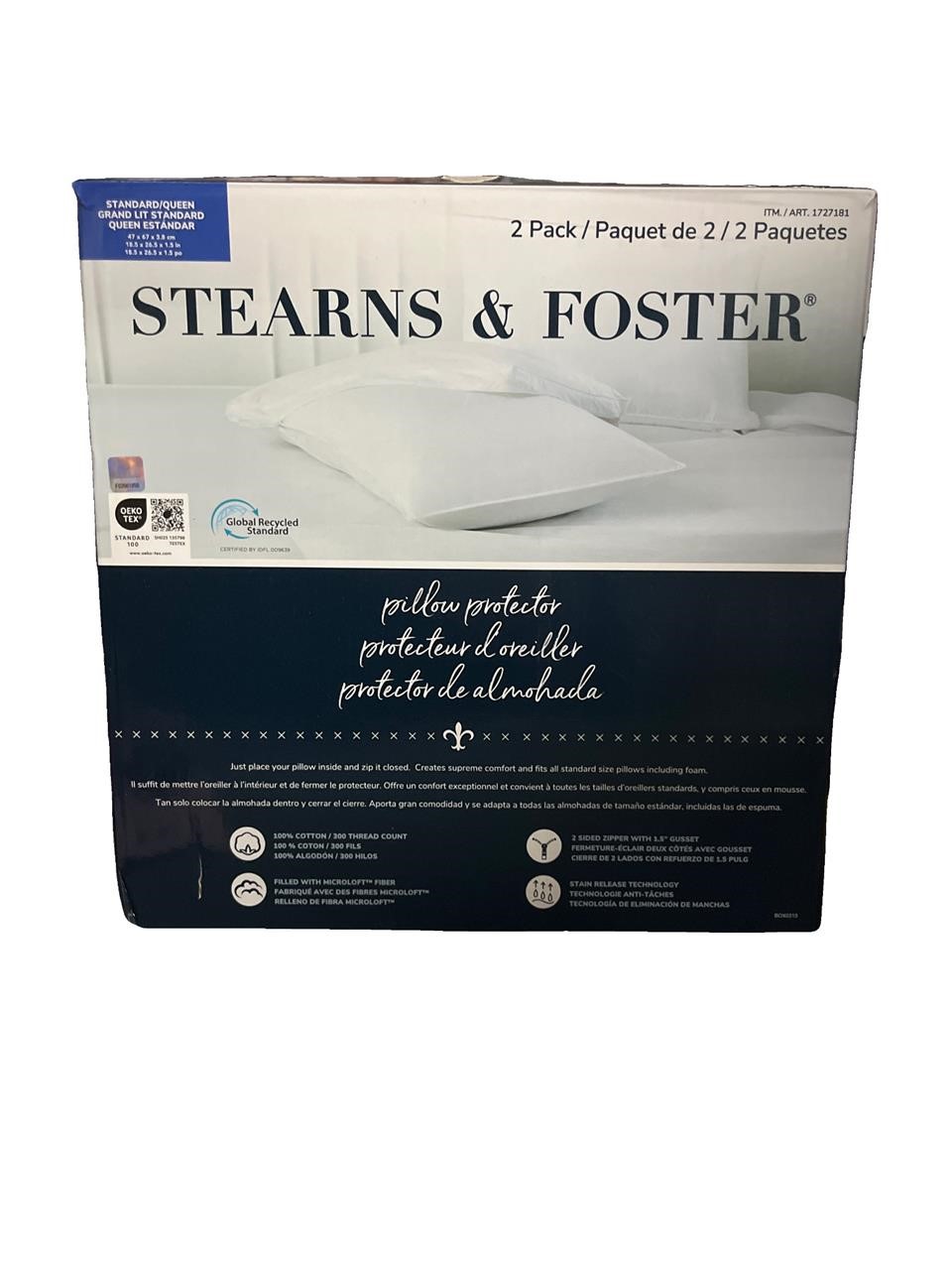 Stearns & Foster Standard Pillow Protector