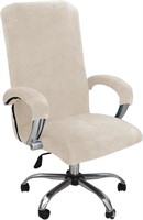 Velvet Plush Stretch Computer Office Chair Cover