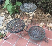 All In One Cast iron Plant Stand