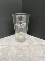 Vtg TRINK Coca-Cola Limonade Advertising Glass