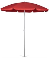 OUTDOOR RED CANOPY UMBRELLA WITH TILTING