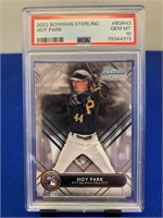 2022 Bowman Sterling  Hoy Park  Rookie PSA 10