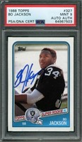 Bo Jackson 1988 Topps #327 Dna Psa 9 Mint