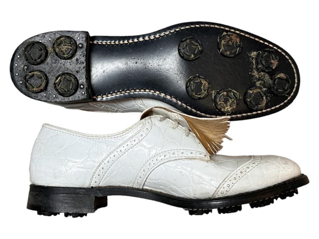 Vintage WM Joyce Ladies Golf Shoes Spikes