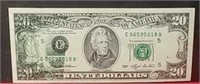 1993 Misprint Error Twenty Dollar Note