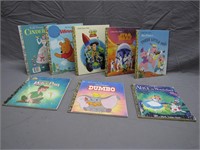 8 Assorted Disney Children's Little Golden Books