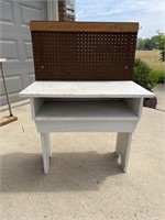 Children’s work, craft bench