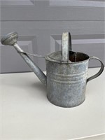 Galvanized watering can