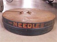 Antique Boye Needle Co. metal store display for