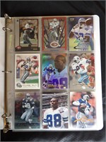 Michael Irvin Deion Sanders Binder of 51 cards