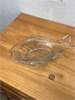 Early 1900's Novelty Glass Fish Plate