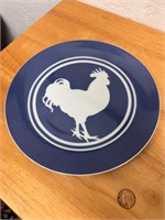 8" Curzon Rooster Plate
