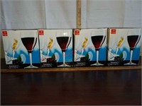 4 boxes Toscana wine glasses - 16 total.