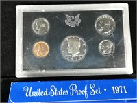 1971 US Proof Set Black Case Original Box